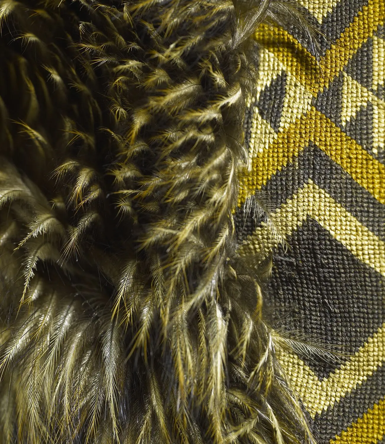 Maori Feather cloak (detail)