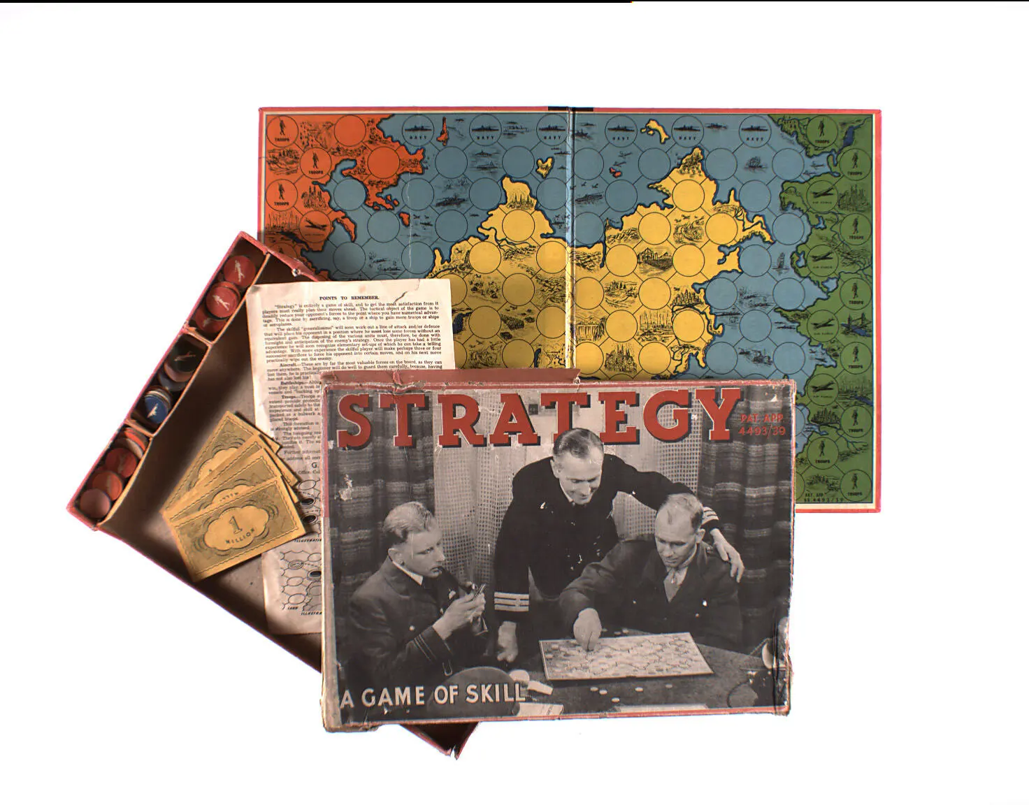 Board Game - 'Strategy', G. N. Raymond Pty Ltd, circa 1939
