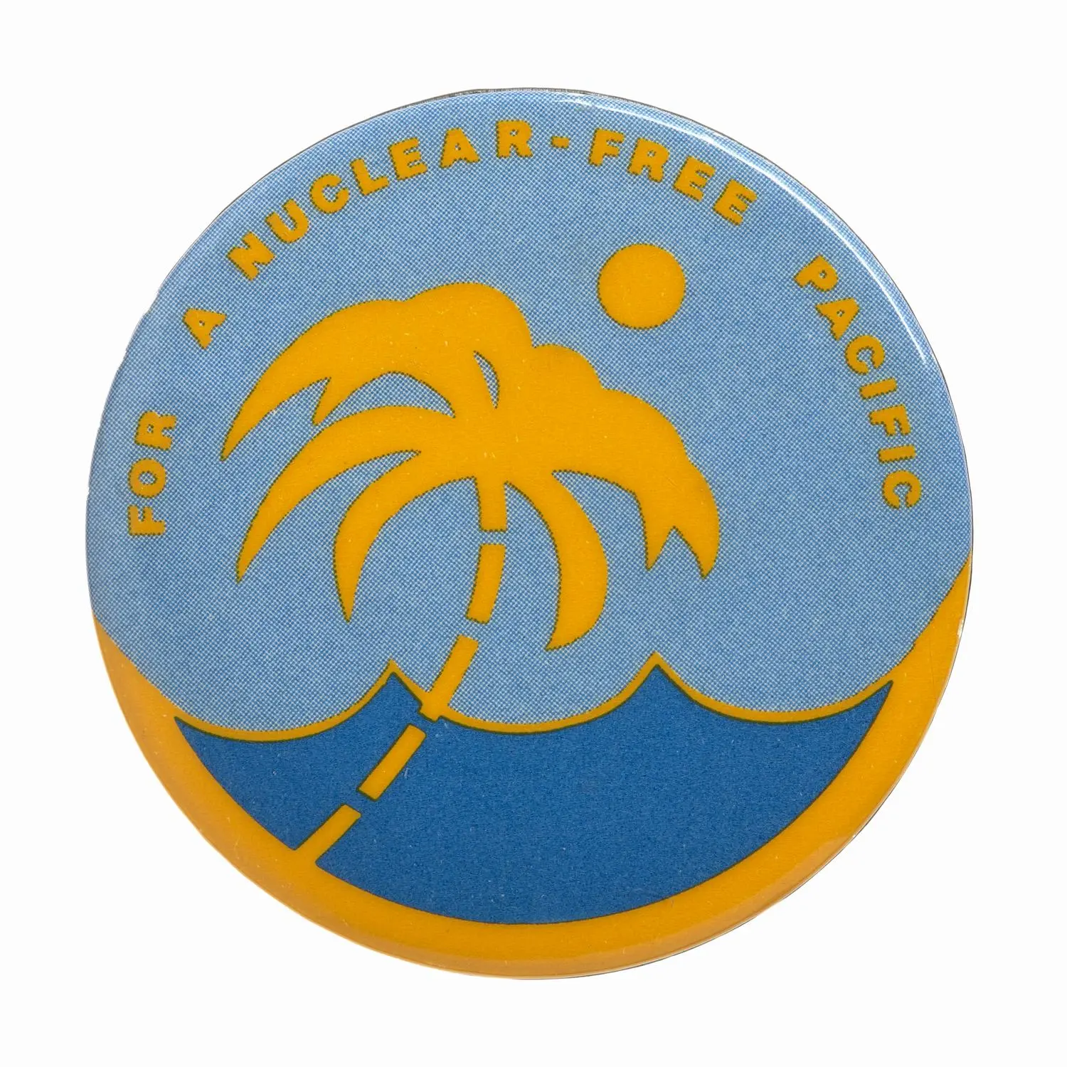 Badge - For A Nuclear Free Pacific, Australia, 1972-1987