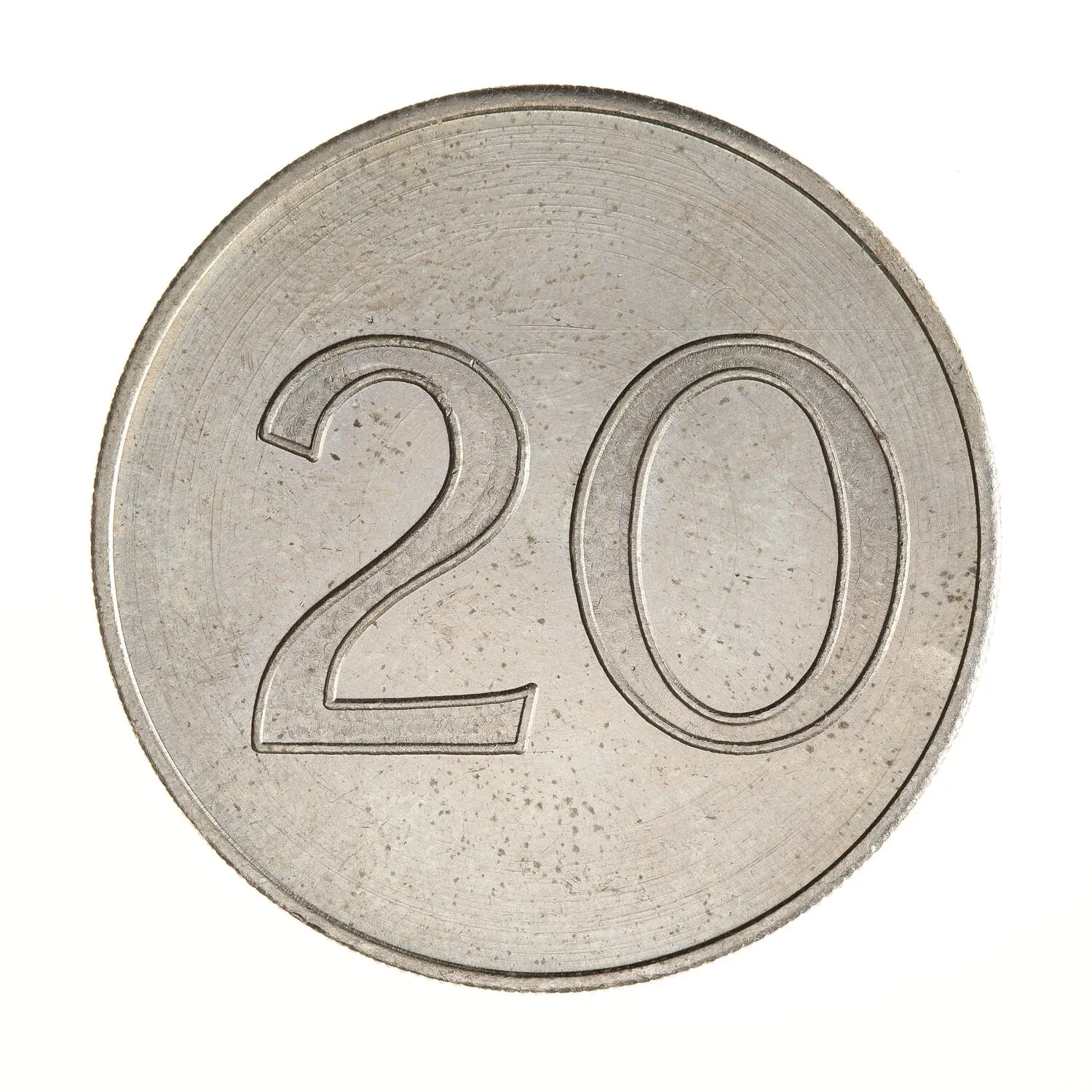 Pattern Coin - 20 Cents, New Zealand, circa 1966