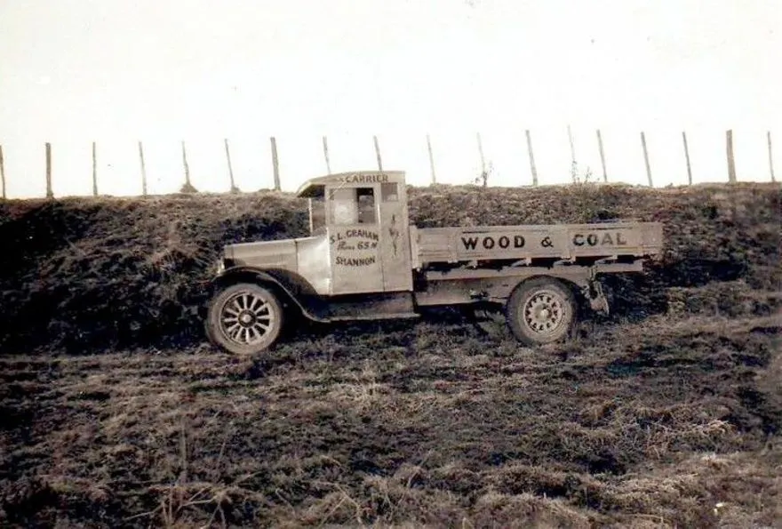 Truck (Wood & Coal signage) in paddock