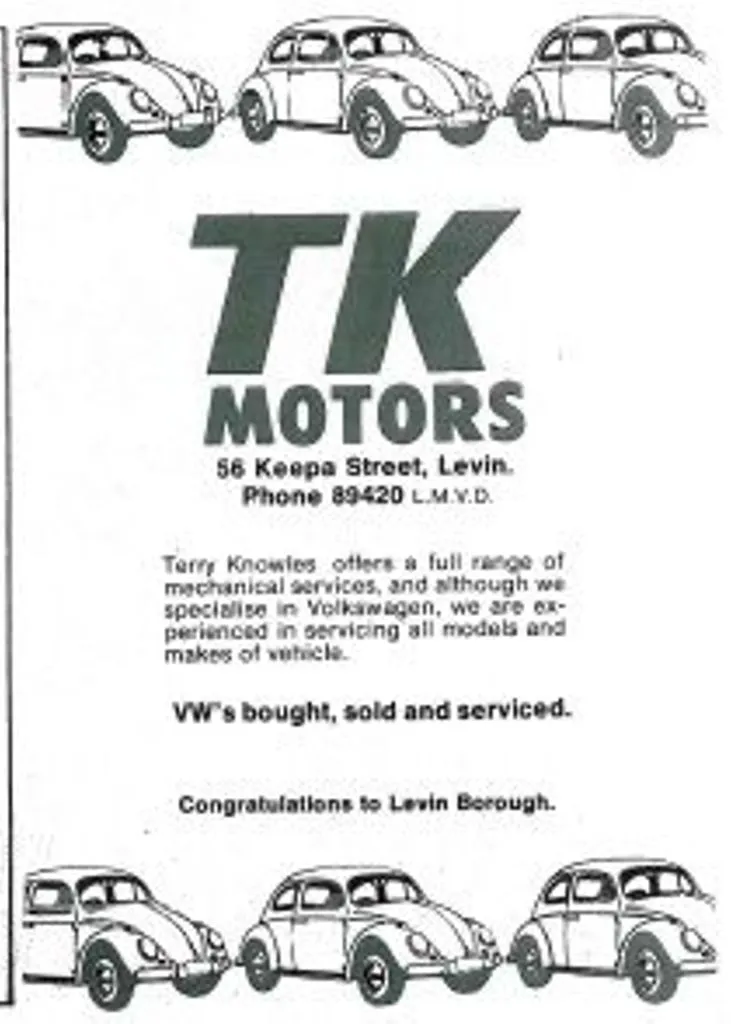 TK Motors ad