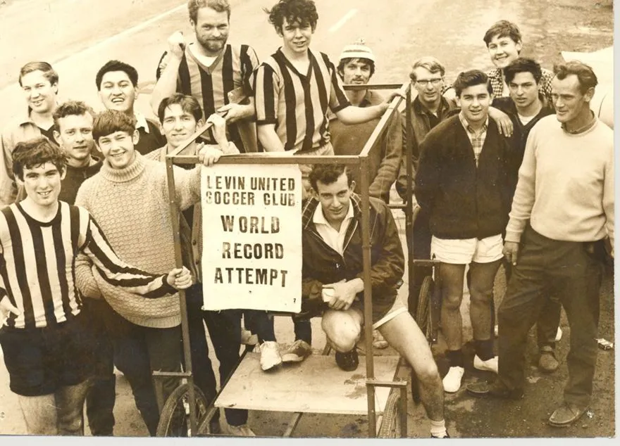 Levin United Soccer Club, world record for Cot Pushing