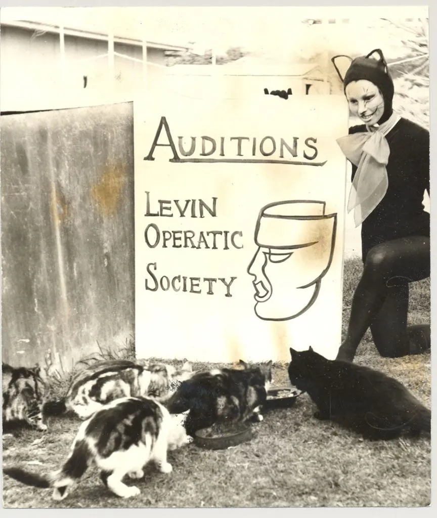 Cat auditions, Levin Operatic Society, 1969