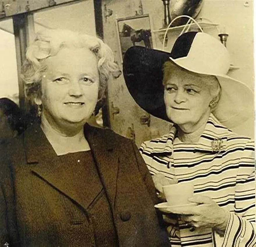 Mrs Aitken and Mrs Yorston, c.1969