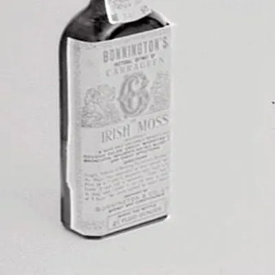 Bonnington's Irish Moss' cough syrup medicine bottle