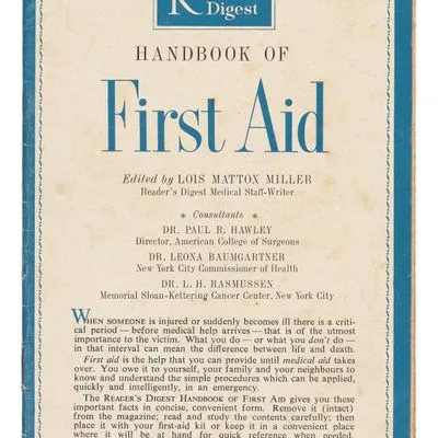 Reader's Digest First Aid Handbook