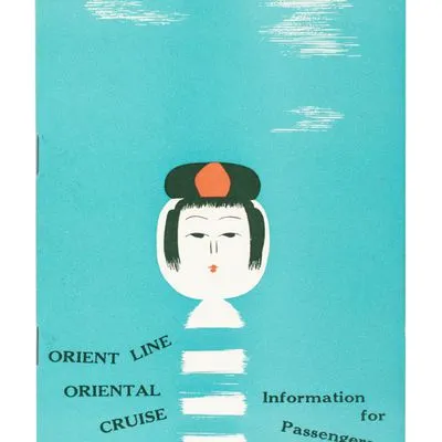 Orient Line booklet designed by Douglas Annand