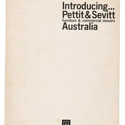 Promotional folder for Pettit & Sevitt