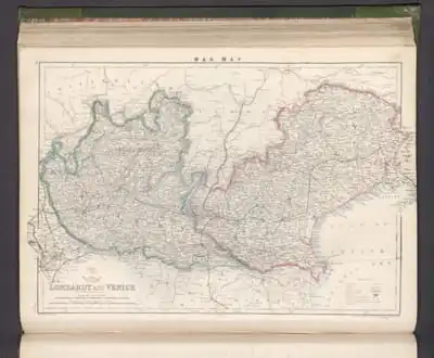 Lombardy and Venice : War map / by John Dower, F. R. G. S. ; drawn & engraved by John Dower, Pentonville Hill, London ; Day & Son Lithrs. to The Queen.
