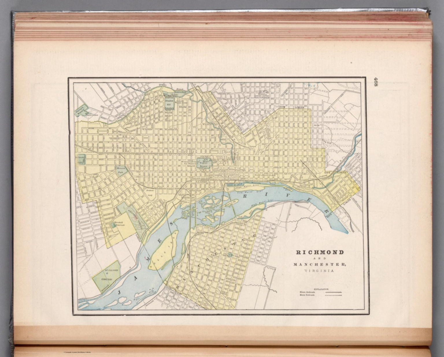 Richmond and Manchester, Virginia.