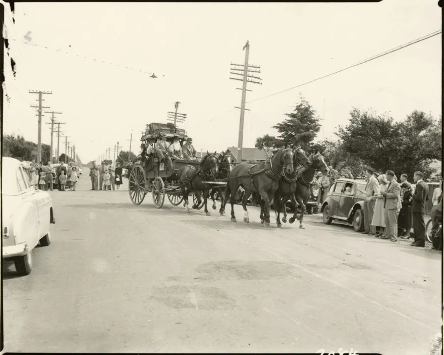 Transport parade, as part of Palmerston North 75th Jubilee celebrations