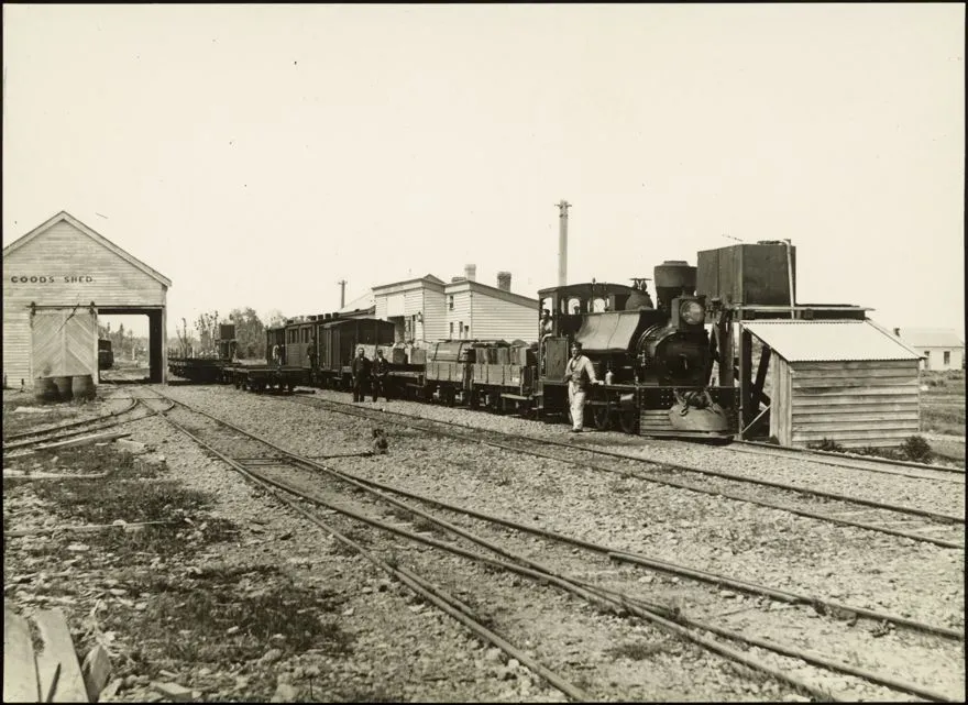 Feilding Railway Station and yards