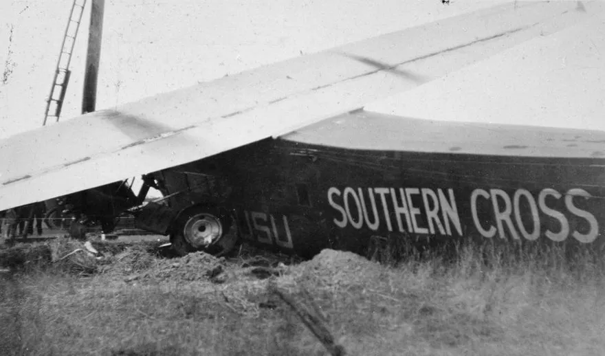 'Southern Cross' aeroplane, Milson Airport