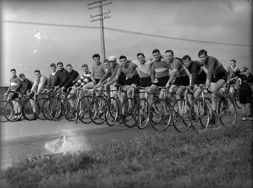Bicycle Race Starting Line