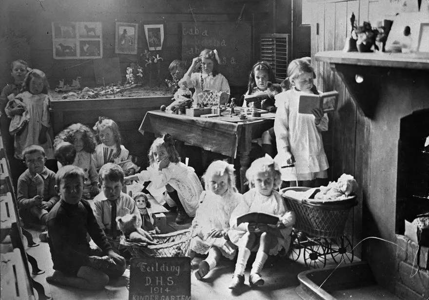 Manchester Street School, Infant Class, 1914