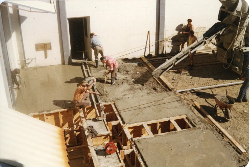 Laying Concrete Floor
