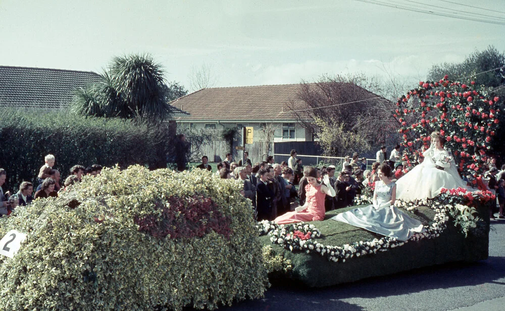 Blossom Queen Float - Hastings Blossom Festival 1964