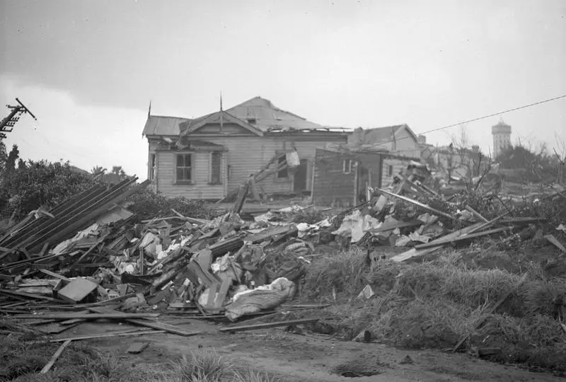 House damaged by Frankton tornado