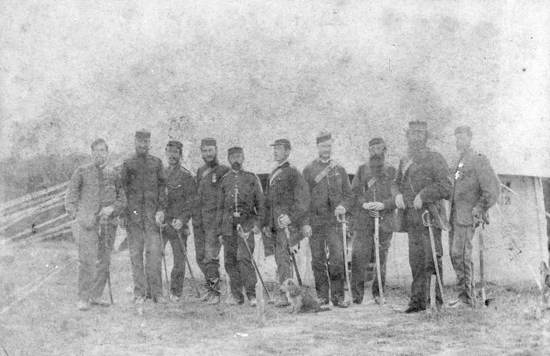 Group of Waikato Military Settlers (4th Waikato Militia?)