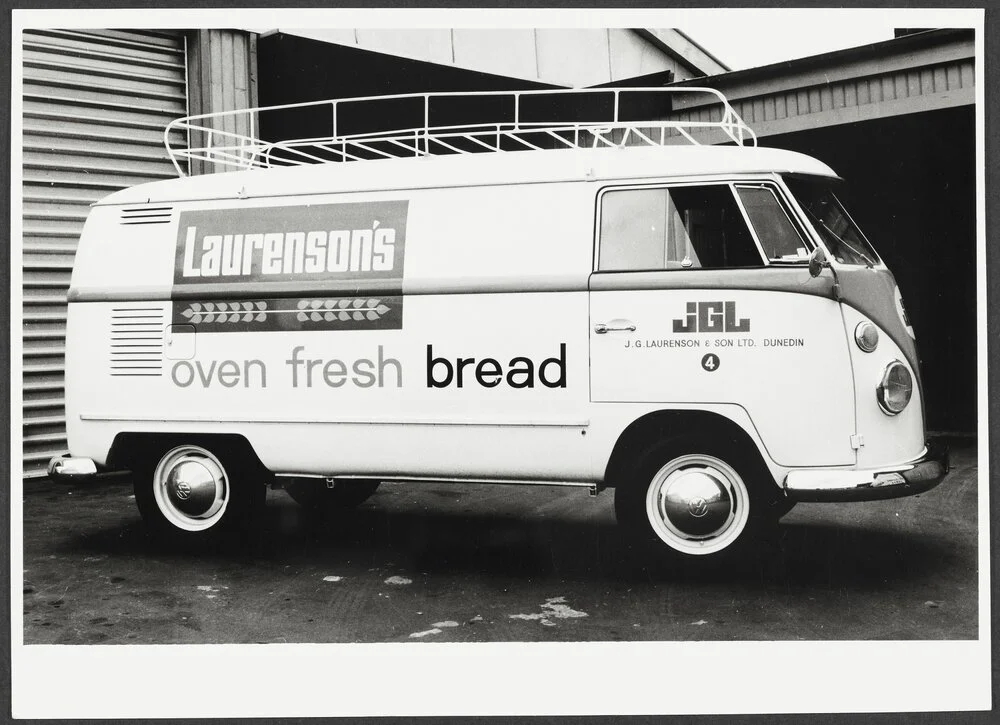 VW Kombi delivery van, 'Laurenson's oven fresh bread' 