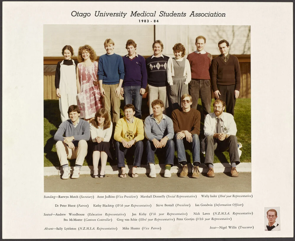 Otago University Medical Students Association Executive 1983-1984