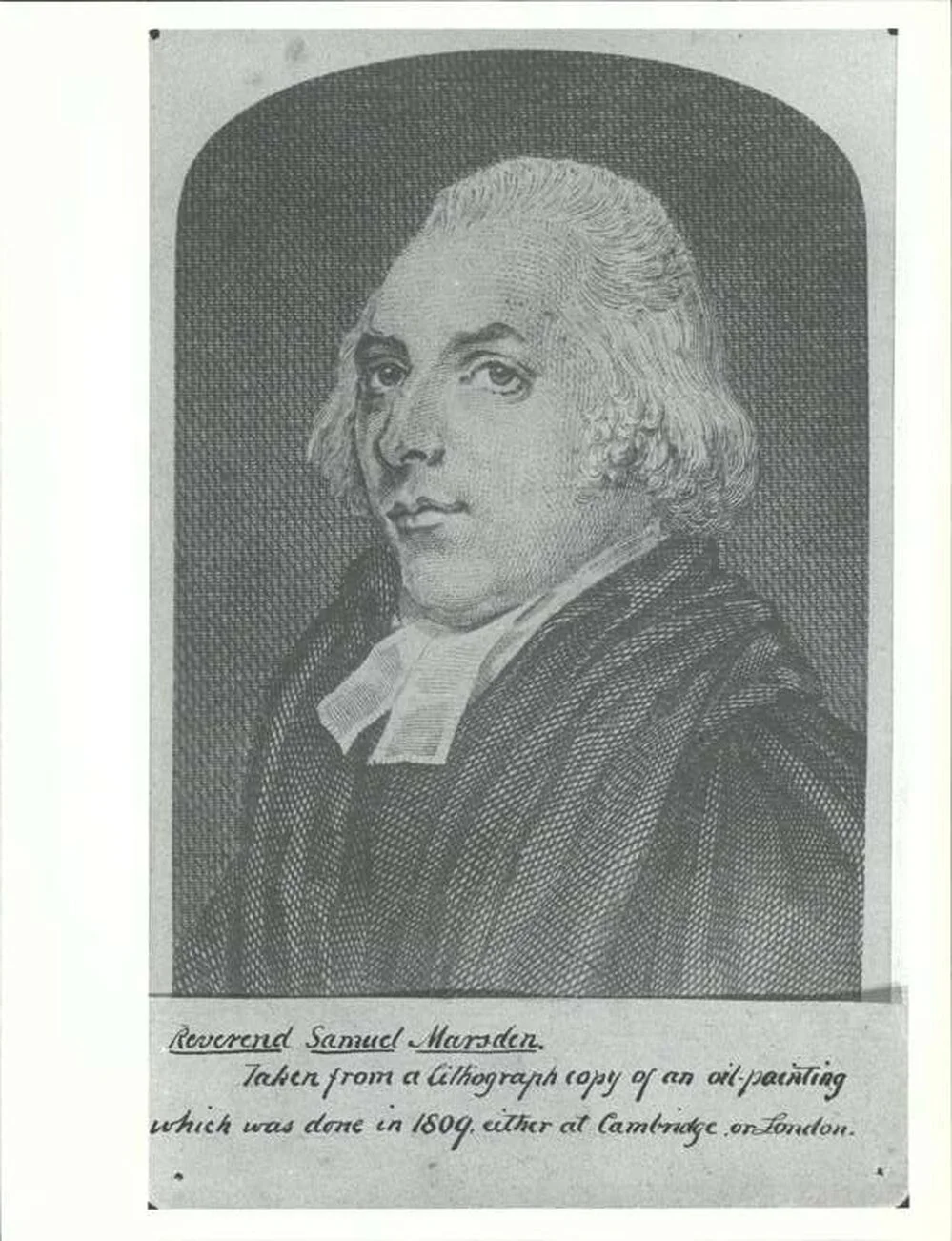 MARSDEN, Samuel (Rev).