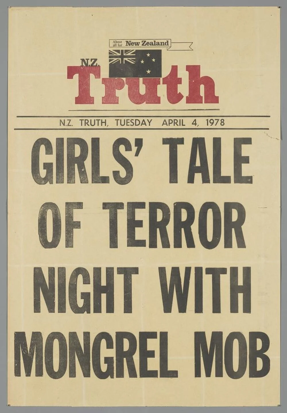 "Girls' tale of terror night with Mongrel Mob"