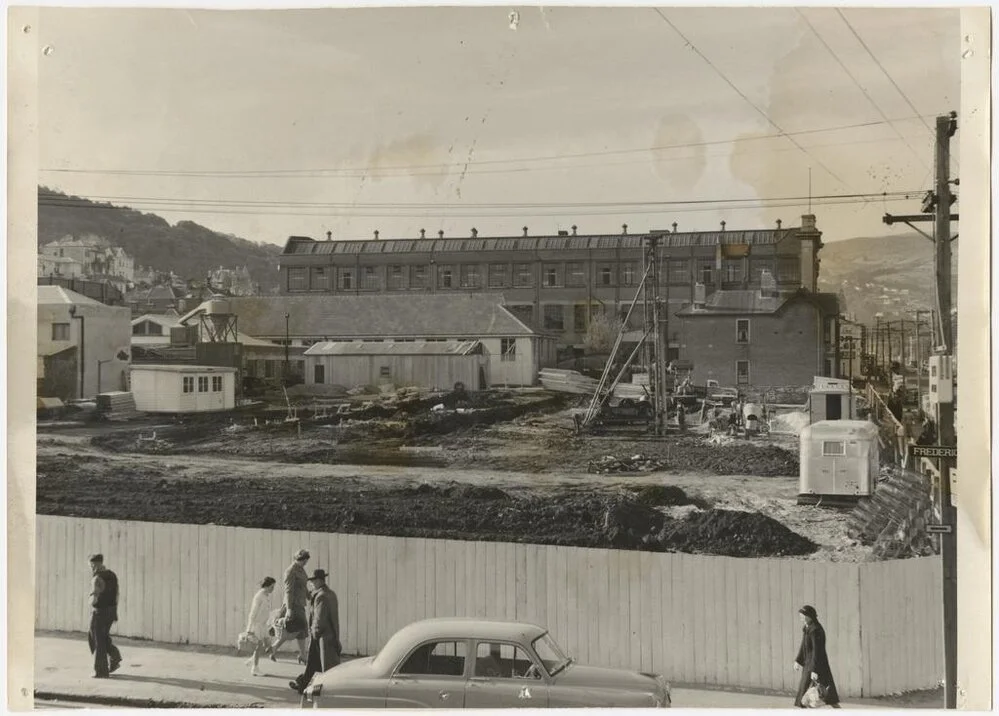 Dental School building site, Frederick and Great King streets, Dunedin