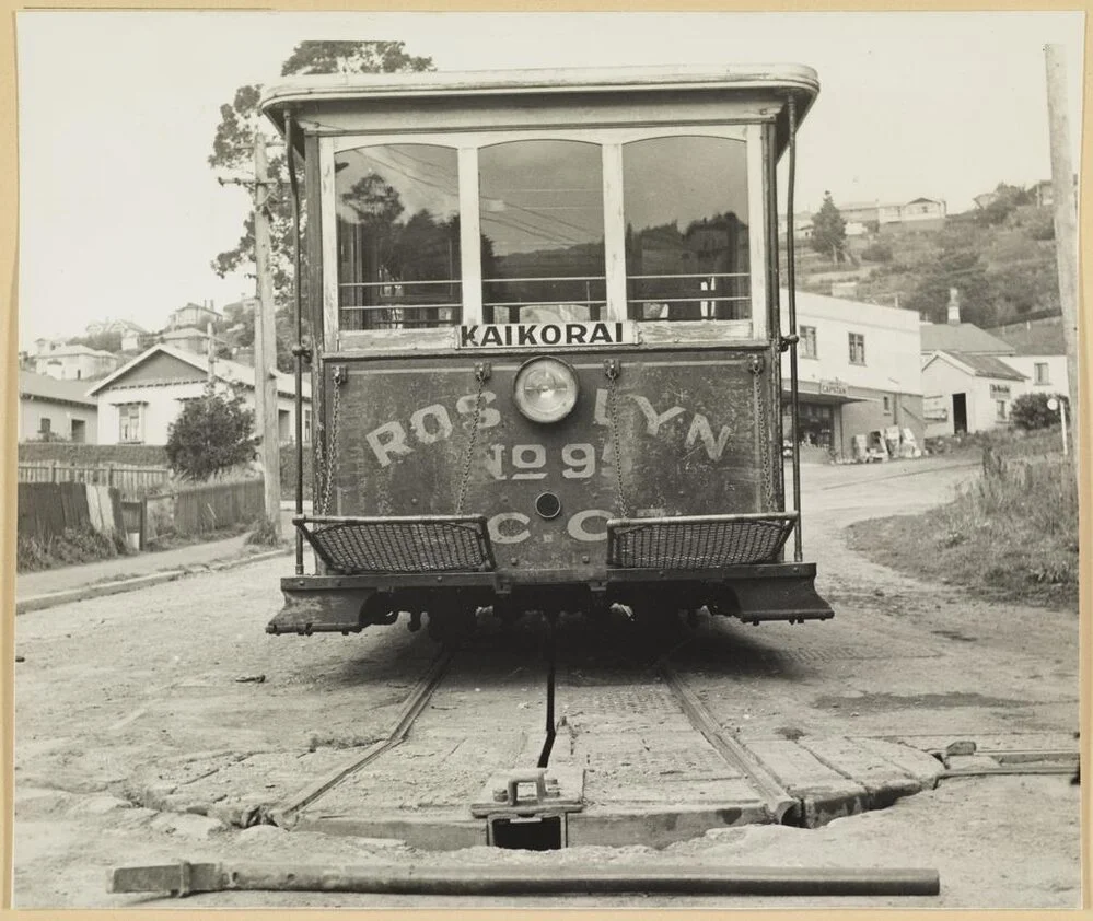 Kaikorai Roslyn cable car No. 9, Frasers Road, Kaikorai