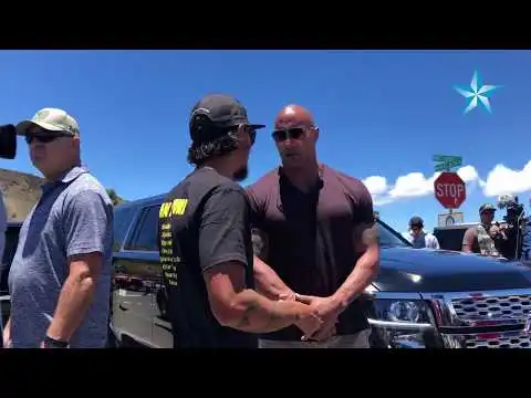 DWAYNE 'THE ROCK' JOHNSON VISITS MAUNA KEA