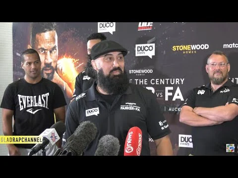 Junior Fa's coach Eugene Bareman on the Parker vs Fa fight being postponed.