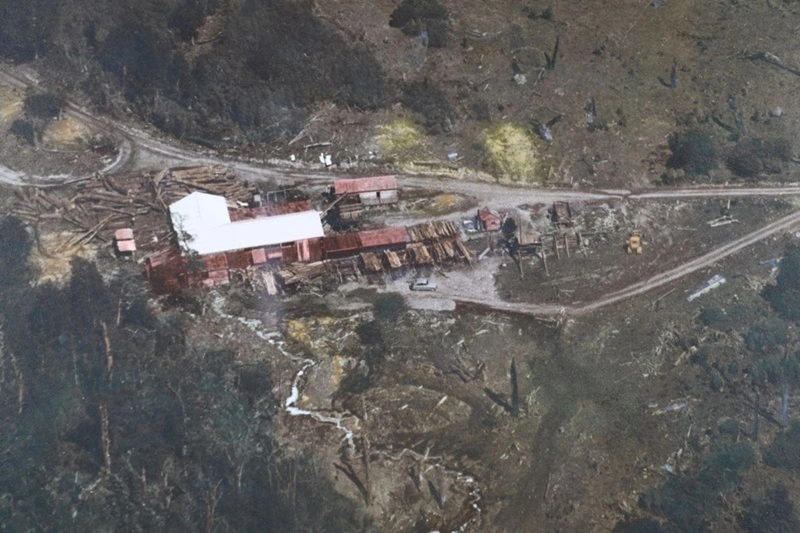 Tūātapere District - Business & Industry, Evans Sawmill at Happy Valley