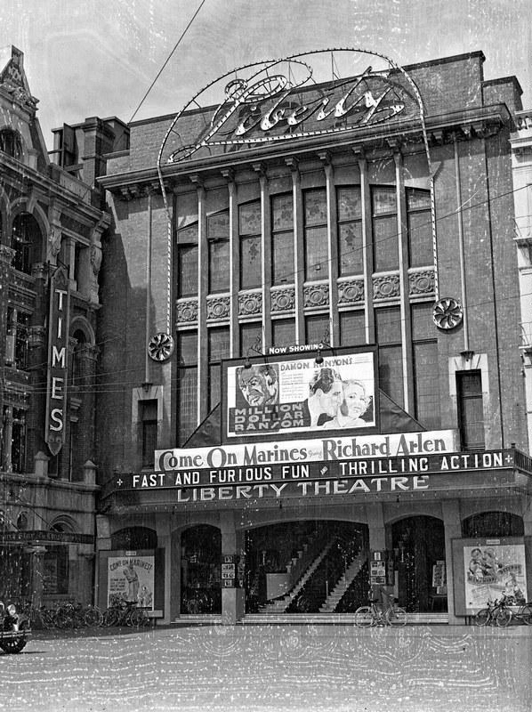 Central City. Theatre. The Liberty, ( Later The Savoy ) Cathedral Square, Christchurch, Canterbury, New Zealand