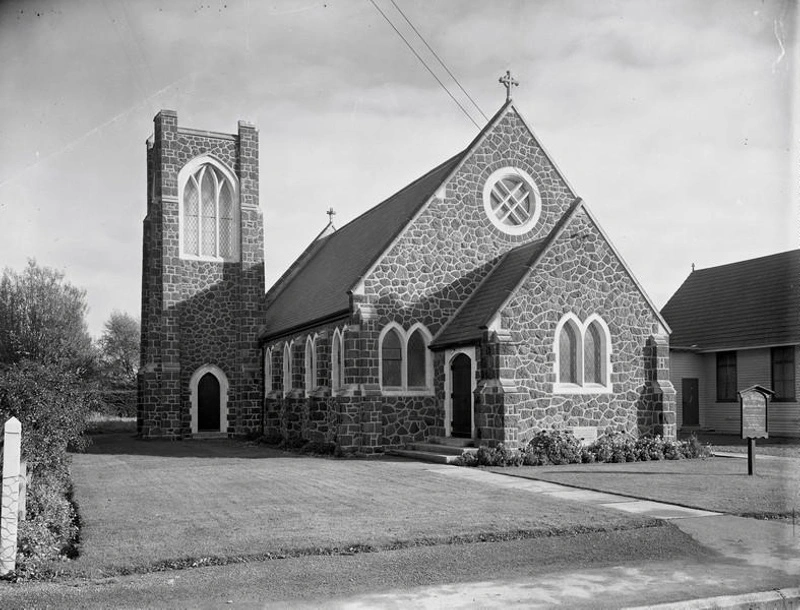 Church. St Ninians Presbyterian Church. 9 Puriri St, Riccarton, Christchurch, Canterbury, New Zealand.
