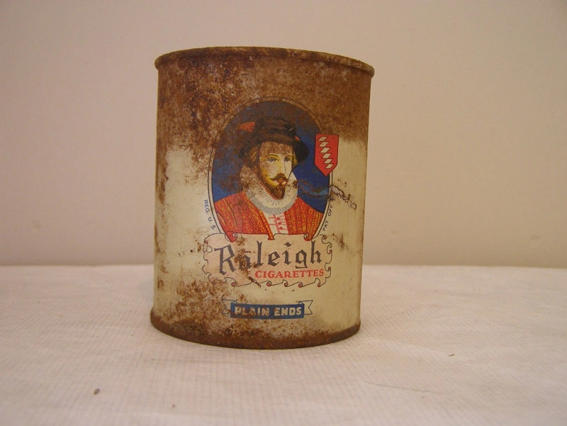 "Raleigh" Cigarette Container.