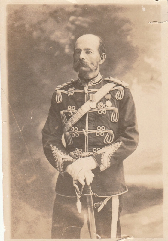 Lieutenant Colonel Arthur Morrow in military uniform.