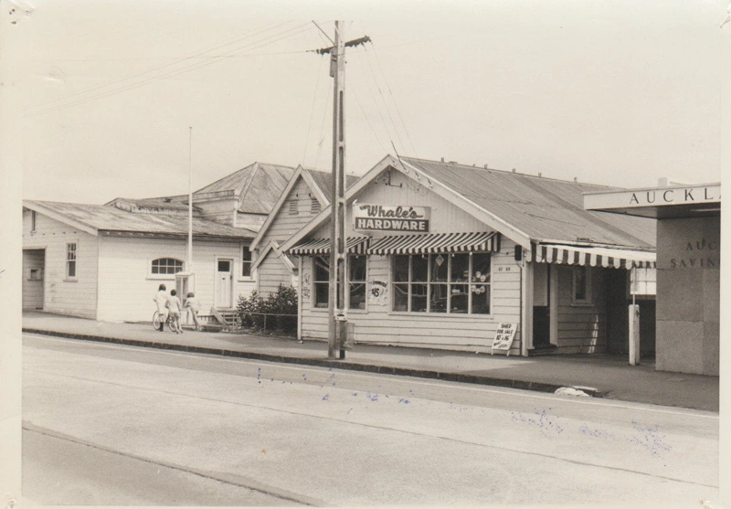 Whale's Hardware Store.