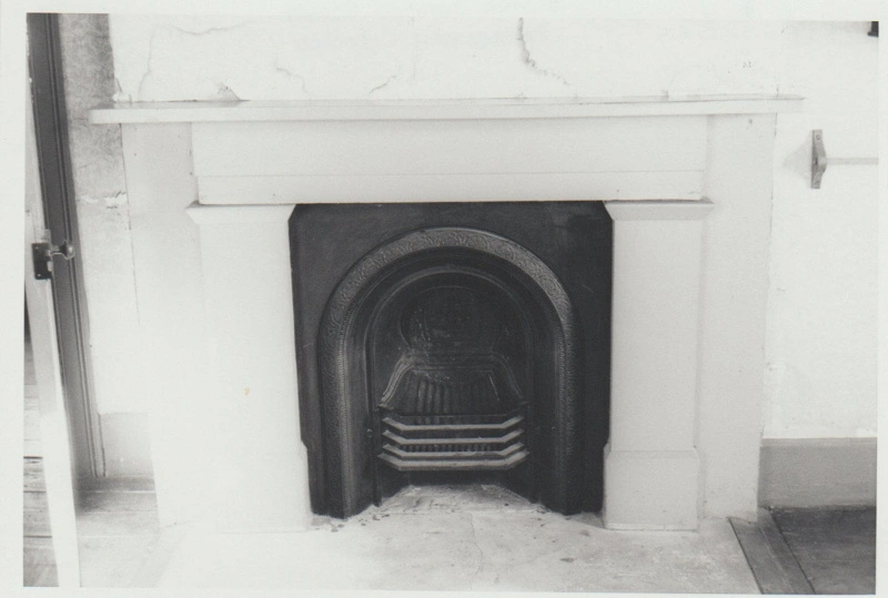 The upstairs fireplace at Bell House. The upstairs fireplace at Bell House.