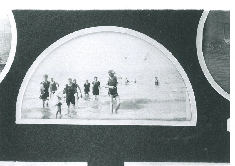 Swimming at Howick Beach, 1906