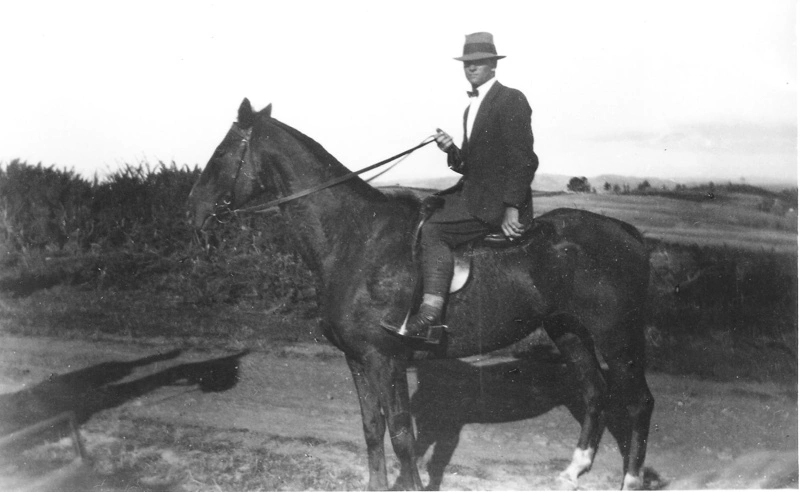 Kieta Hattaway on his Horse