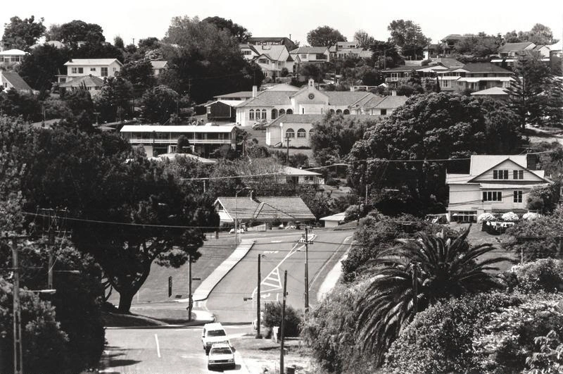 Star of the Sea Convent from Beach Road, Howick.
