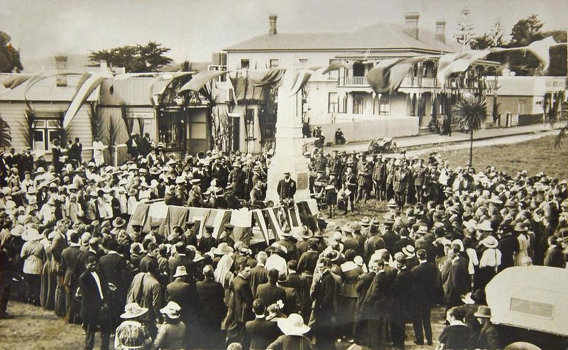 Unveiling of War Memorial