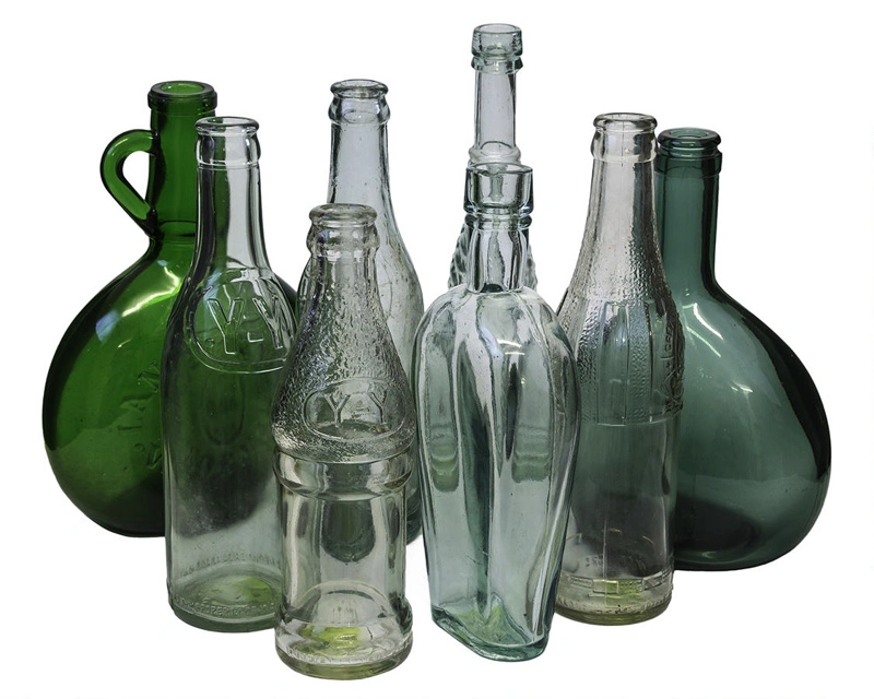 Glass Bottles x 7