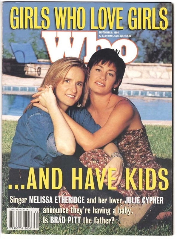 Who Weekly, 'Melissa Etheridge and Julie Cypher' cover