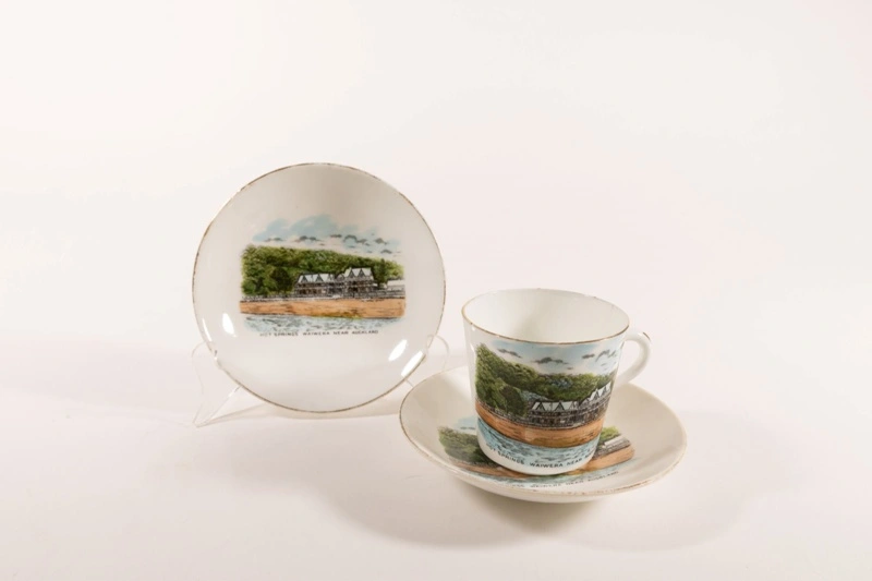 Waiwera Hot Springs Tea Cup and Saucers