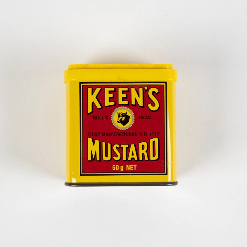 Tin, Keen's Mustard