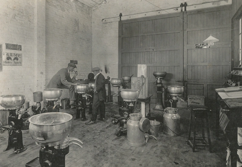 Photograph, Separator Sales and Servicing Room, Edendale Dairy Factory
