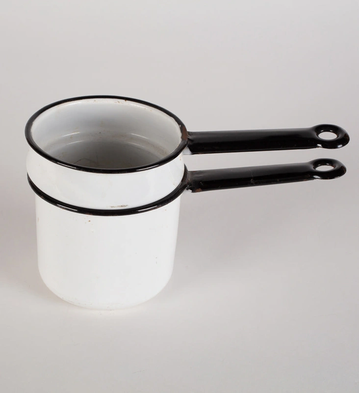 Boiler, White Enamel Double