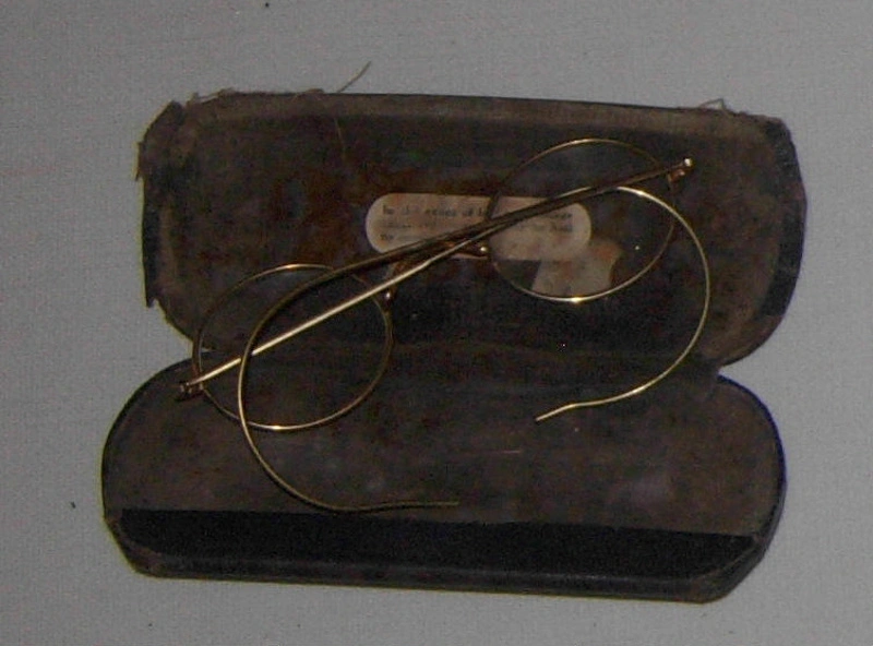 Spectacles - Gold rimmed in case